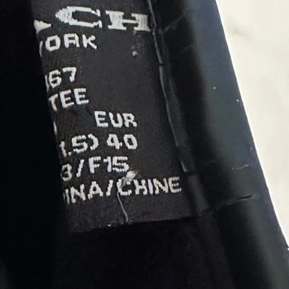 Coach Womens Tristee Black Red Plaid Rubber Lace-Up Knee High Rain Boots Size 10 - Picture 8 of 13